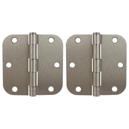 2PC Door Hinge 3in x 3in Round Corner 5/8in (8674648)