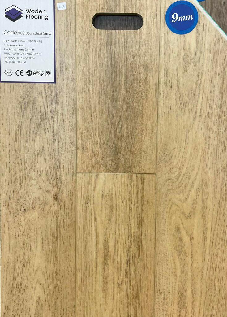906 Boundless Sand - Woden Flooring SPC Vinyl 9mm Collection