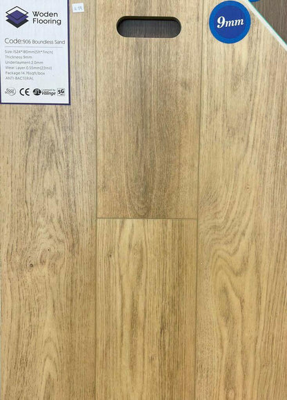 906 Boundless Sand - Woden Flooring SPC Vinyl 9mm Collection