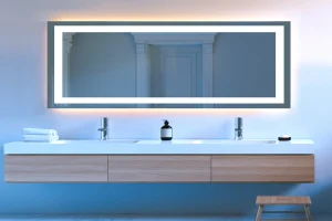 Alice Grande - Aqua Mirrors Rectangular Frameless Front-lit LED Mirror