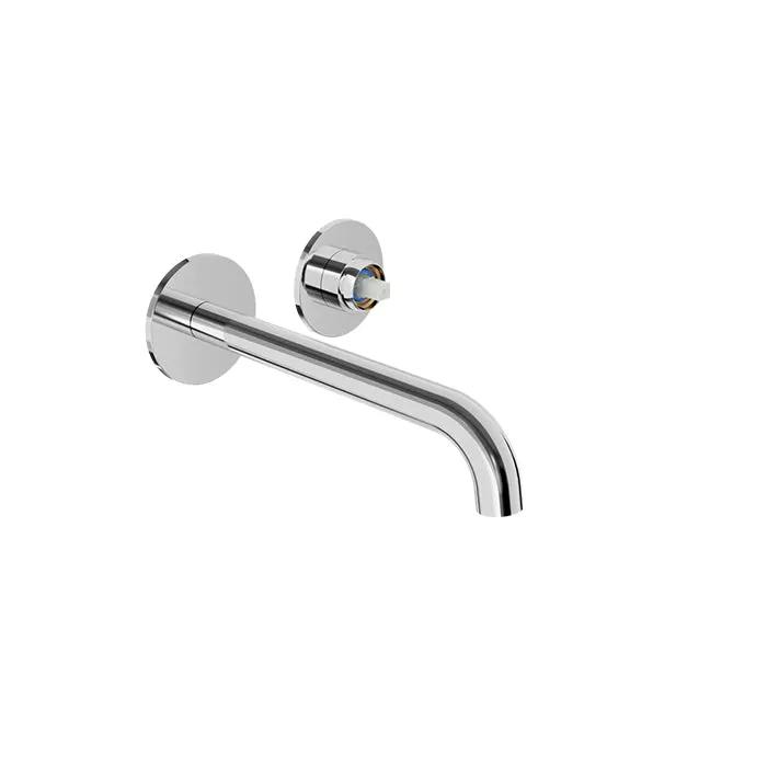 Baril Air Single Lever Wall Mounted Lavatory Faucet - Drain Not Included (Without Handle)