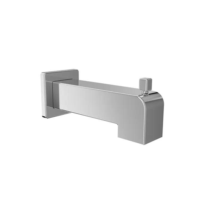 Baril Shower Components Square 7 inch Tub Spout with Diverter