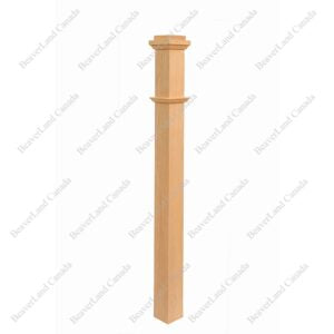 Plain 3 1/2”*3 1/2”*48” Red Oak 48Pcs/Skid (PM102-BN3-48P)