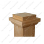 Post Cap #4 BN Series 3-1/2” White Oak (PC303)