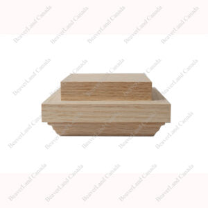 Post Cap #4 BN5 Series 3 1/2” Red Oak (PC104)