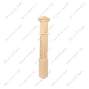5 3/8”*5 3/8”*52” Red Oak 40Pcs/Skid (PM102-BN538-52)