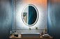 Bella - Aqua Mirrors Oval Frameless Front-lit LED Mirror