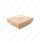 Post Cap #2 F-126 Series Flat Cap 3”, 3-1/2” Red Oak 30Pcs/Box (PC102)