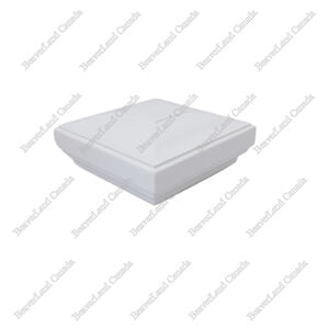 Post Cap #2 F126-Series 3” Painted White (PC402)