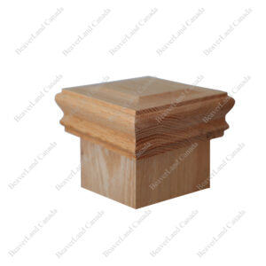 Post Cap #3 WC Series 3-1/2” White Oak (PC303)