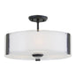 Zurich Small 3 Light Semi-Flush Mount