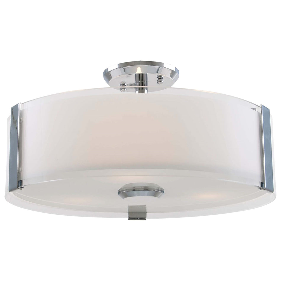 Zurich 3 Light Semi-Flush Mount