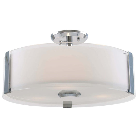 Zurich 3 Light Semi-Flush Mount