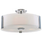 Zurich 3 Light Semi-Flush Mount