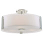 Zurich 3 Light Semi-Flush Mount