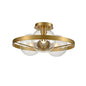 Courcelette 3 Light Semi-Flush Mount