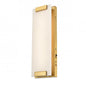 Torrance CCT Sconce, Brass with no vein alab.
