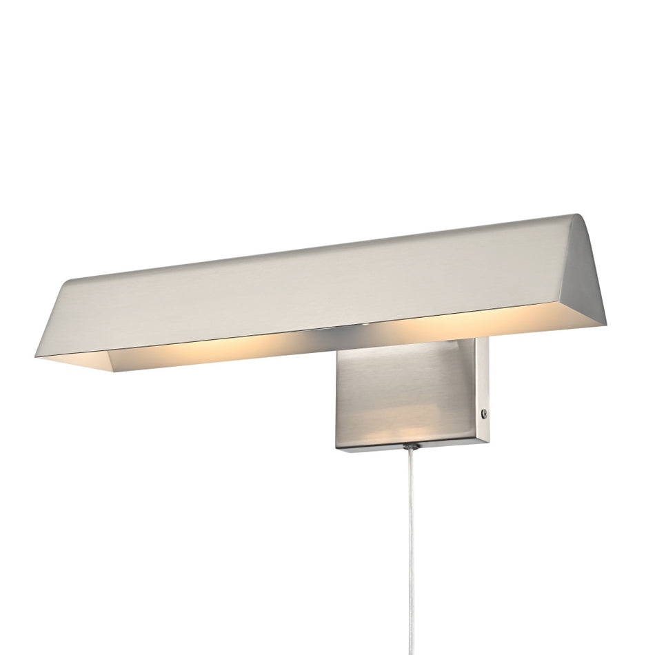 CARLYLE 15" PICTURE LIGHT W ON/OFF, SATIN NICKEL