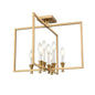 Carisbrooke 21" Semi-flush, Brass