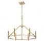 Carisbrooke 26" Chandelier, Brass