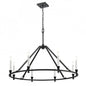 Carisbrooke 34" Chandelier, Black