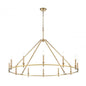 Carisbrooke 50" Chandelier, Brass