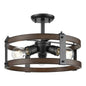 Oakhurst 3 Light Semi-Flush Mount