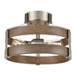 Fort Garry 3 Light Small Semi-Flush Mount