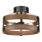 Fort Garry 3 Light Small Semi-Flush Mount