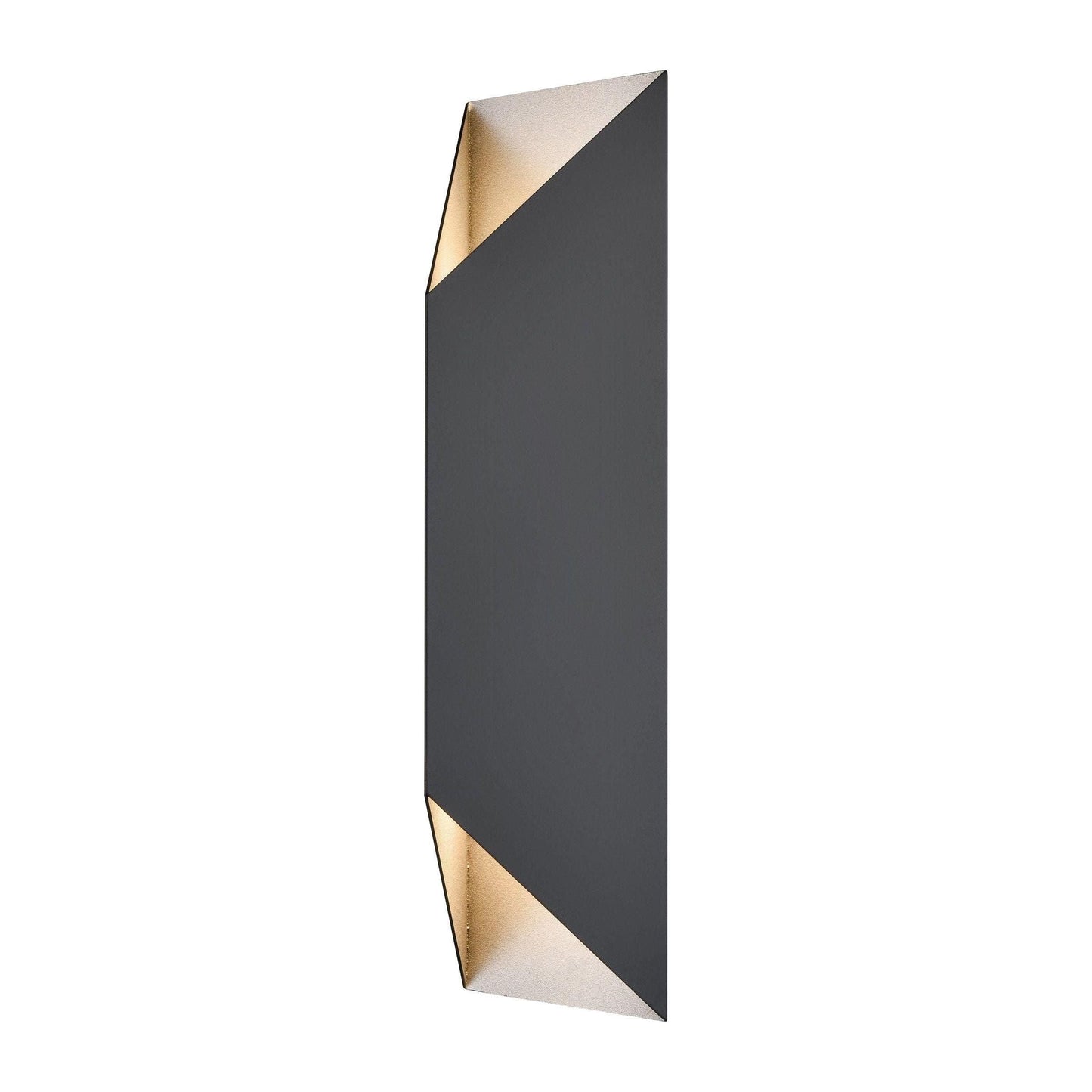 Brecon Outdoor Triangular 24 Inch 2 Light Sconce