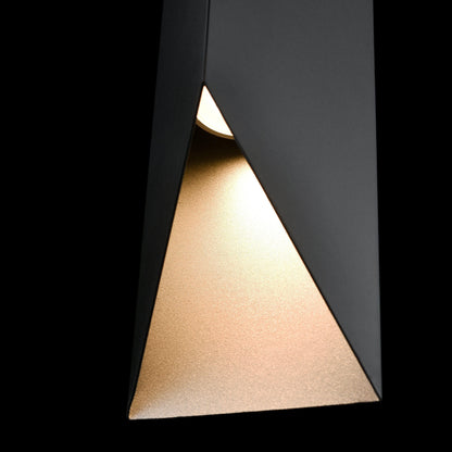 Brecon Outdoor Triangular 24 Inch 2 Light Sconce