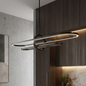 Ultra Modern Perigee LED Integrated Linear Pendant in Graphite