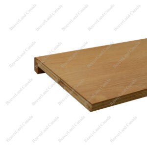 Available in 36”, 42” Square Edge Treads with Front Return, Close on Both Side White Oak 100pcs/skid (STE301-C)