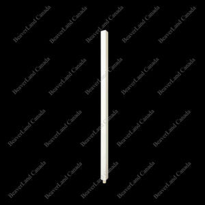 1-1/4” Plain Painted White, available in 36″, 39″, 42″ 40Pcs/Box (WP401-F0-33)