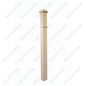 Fluted 3”, 3-1/2”, 4”, 4-3/4” Red Oak 76Pcs/Skid (PF101-F1)