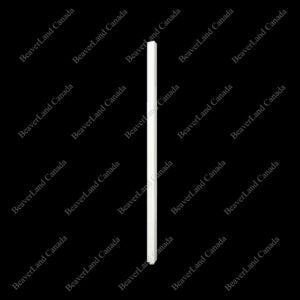 1-1/4” Fluted Painted White, available in 36”, 39, 42” 40Pcs/Box (WP401-F1-33)