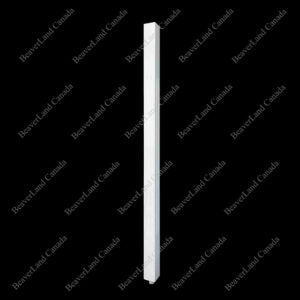 1-3/4” Fluted Painted White, available in 36”, 39″, 42” 25Pcs/Box (WP402-F1-44)