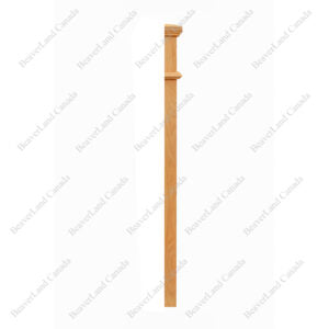F1260 Plain 3 1/2”*48” Half Post Red Oak 10Pcs/Pack (HPM103)