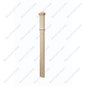 F2 Chamfer 3 1/2”*48” Half Post Red Oak 12Pcs/Pack (HPF102)