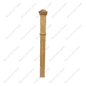 F7 Embossed 3 1/2”*48” Half Post Red Oak 12Pcs/Pack (HPF107)