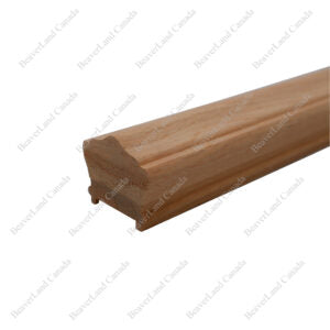 Grooved (1-3/4”) Handrail 2-7/8” (Width) * 2-1/2” (Thick) Red Oak (H101-HA)