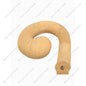 HB-35 Volute Right Red Oak 6Pcs/Box (F105)
