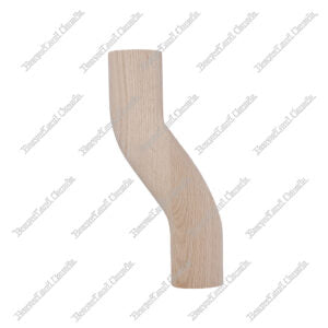 S Shape 3” Left Red Oak 12Pcs/Box (F102-HD3LS)
