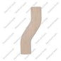 S Shape 3” Right Red Oak 12Pcs/Box (F103-HD3RS)