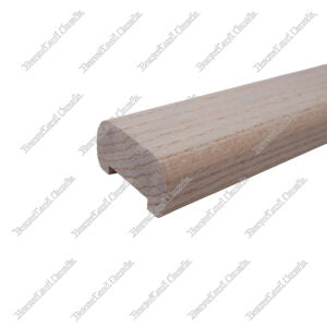 Grooved (1-3/4”) Handrail 3” (Width) * 1-5/8 (Thick) Red Oak (H101-HE)
