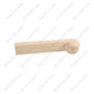 HF-31 Straight Ending Red Oak 2Pcs/Box (F107)