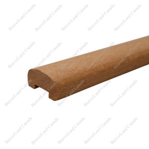 Grooved (1-1/4” ) Handrail 2-5/8” (Width) * 1-5/16 (Thick) Red Oak (H101-HF)