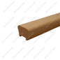 Grooved (1-1/4”) Handrail 2-1/2” (Width) * 1-25/32” Red Oak (H101-HG)