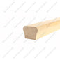 Flat Handrail 2-1/2” (Width) * 1-25/32” (Height) Red Oak (H101-HG)