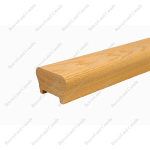 Grooved (1-3/4”) Handrail 3” (Width) * 1-25/32” (Thick) Red Oak (H101-HR)